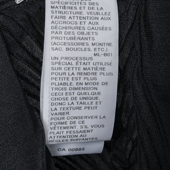 Issey Miyake Runway Black 3D Steam Stretch Pleats Jacket - Picture 12 of 14